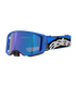 Alpinestars Supertech Stream Goggle - Blue (Blue Mirror Lens)