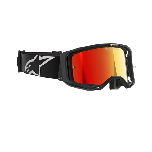 Alpinestars Vision 8 Corp Goggles (Black Mirror Lens) - Red