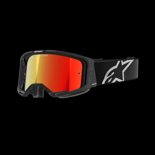 Alpinestars Vision 8 Corp Goggles (Black Mirror Lens) - Red