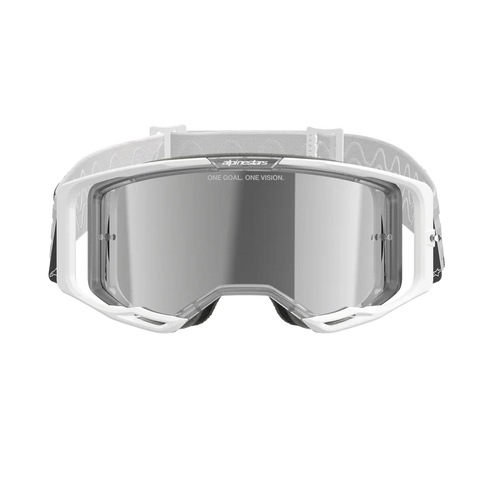 Alpinestars Vision 8 Corp Goggles (Mirror Lens) - White