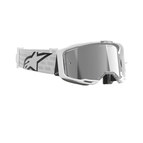 Alpinestars Vision 8 Corp Goggles (Mirror Lens) - White