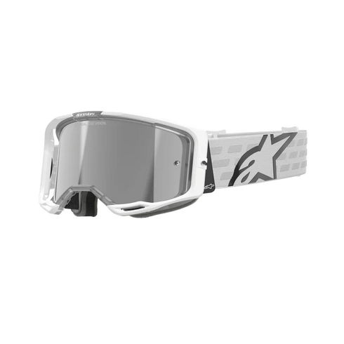 Alpinestars Vision 8 Corp Goggles (Mirror Lens) - White