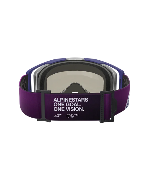 Alpinestars Vision 8 Corp Goggles Purple/Light Grey Mirror Silver