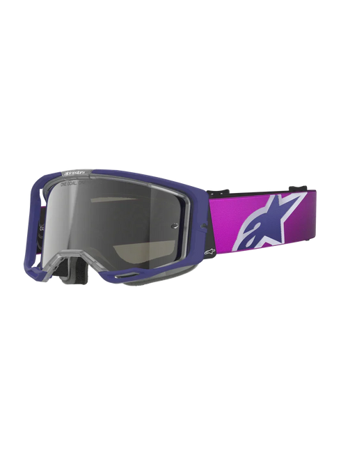 Alpinestars Vision 8 Corp Goggles Purple/Light Grey Mirror Silver