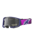 Alpinestars Vision 8 Corp Goggles Purple/Light Grey Mirror Silver
