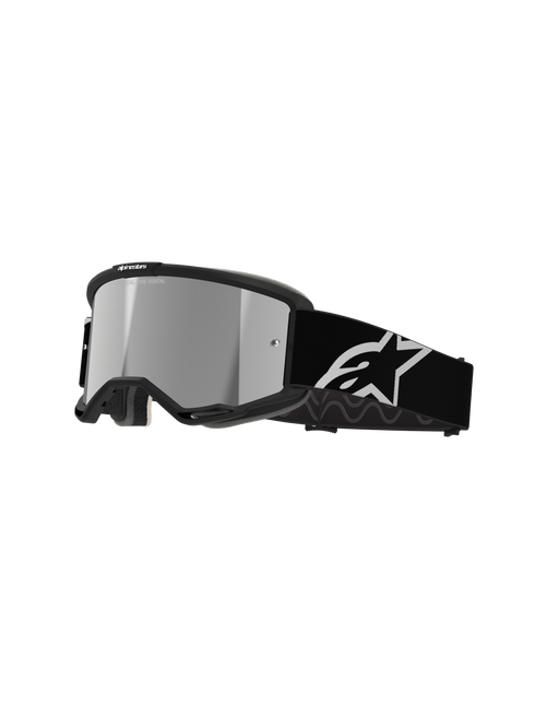 Alpinestars Vision 5 Corp Goggles - Black/Mirror Silver Lens