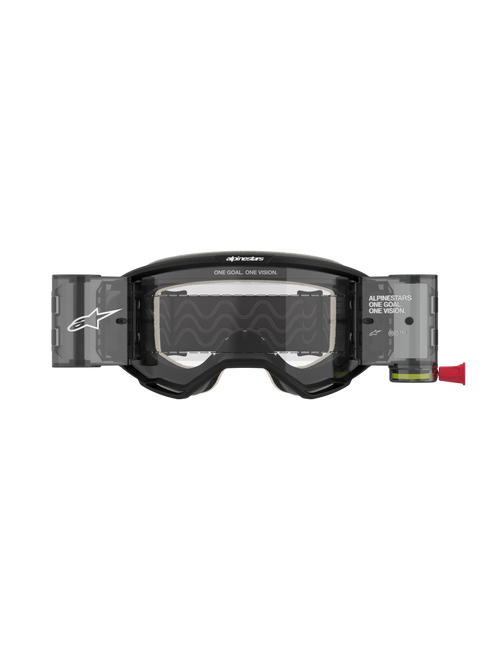 Alpinestars Vision 5 Corp Roll-Off Goggle - Black (Clear Lens)
