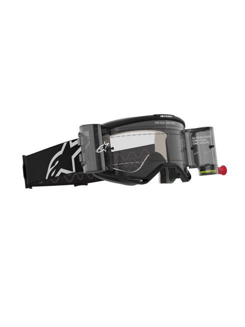 Alpinestars Vision 5 Corp Roll-Off Goggle - Black (Clear Lens)