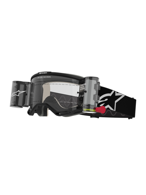 Alpinestars Vision 5 Corp Roll-Off Goggle - Black (Clear Lens)