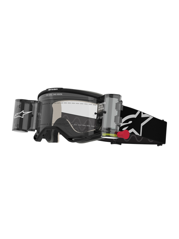 Alpinestars Vision 5 Corp Roll-Off Goggle - Black (Clear Lens)