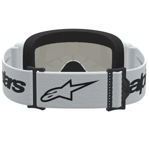 Alpinestars Vision 3 Wordmark Goggles - White/Black (Mirror Silver Lens) — Motorcycle Gear (image 4 of 4)