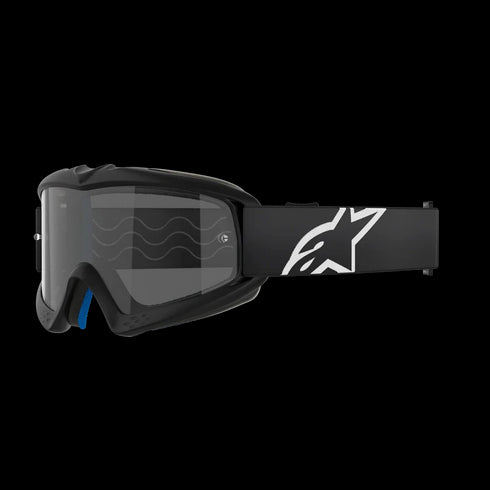 Alpinestars Youth Vision Corp Goggles (Clear Lens) - Black