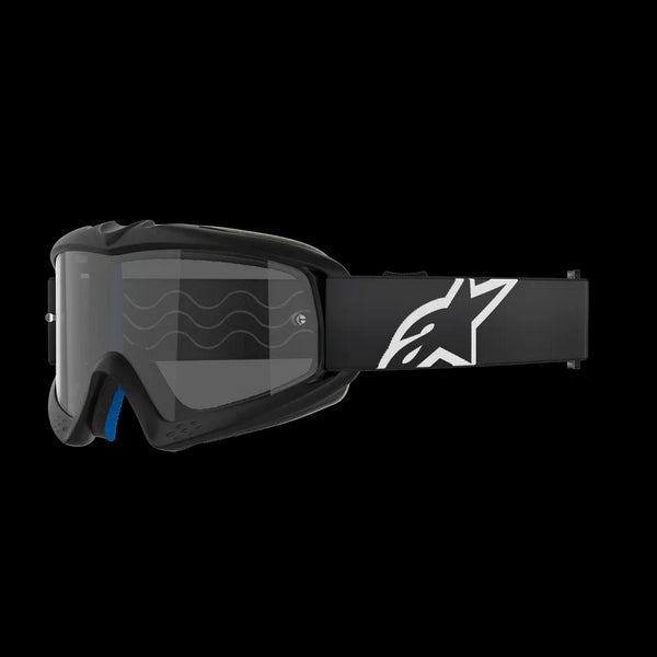 Alpinestars Youth Vision Corp Goggles (Clear Lens) - Black