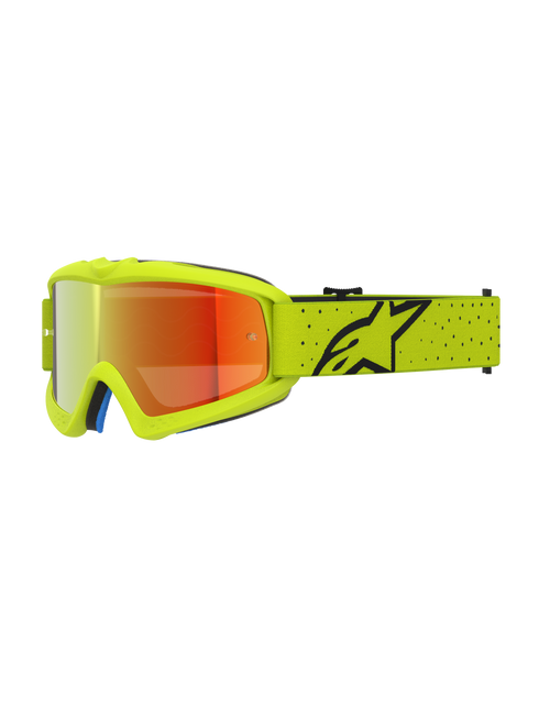 Alpinestars Youth AS Vision Vesta Goggles - Yellow/Black (Mirror Red Lens)
