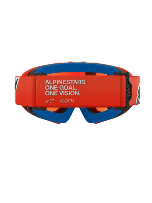 Alpinestars Youth Vision Corp Goggles Orange Mirror Red