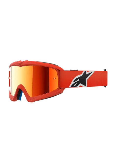 Alpinestars Youth Vision Corp Goggles Orange Mirror Red