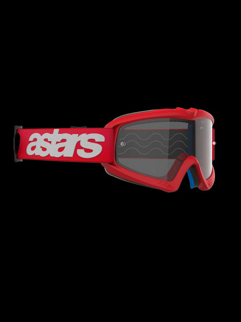 Alpinestars Youth Vision Blaze Goggles (Clear Lens) - Red