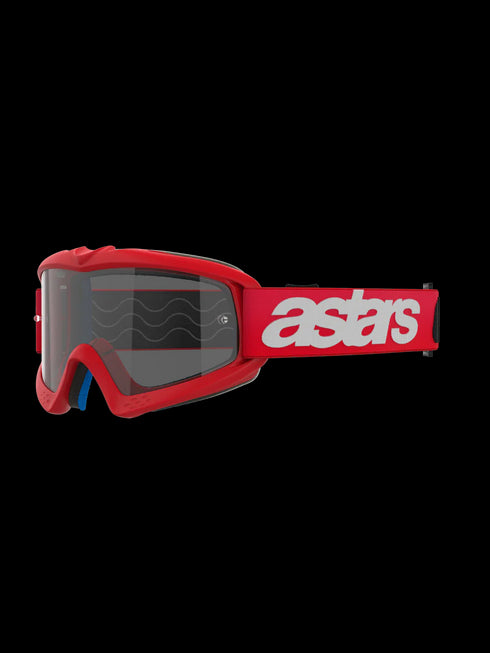 Alpinestars Youth Vision Blaze Goggles (Clear Lens) - Red