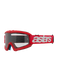 Alpinestars Youth Vision Blaze Goggles (Clear Lens) - Red