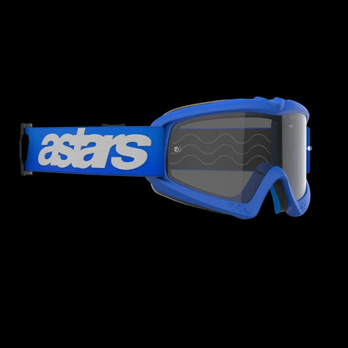 Alpinestars Youth Vision Blaze Goggles (Clear Lens) - Blue