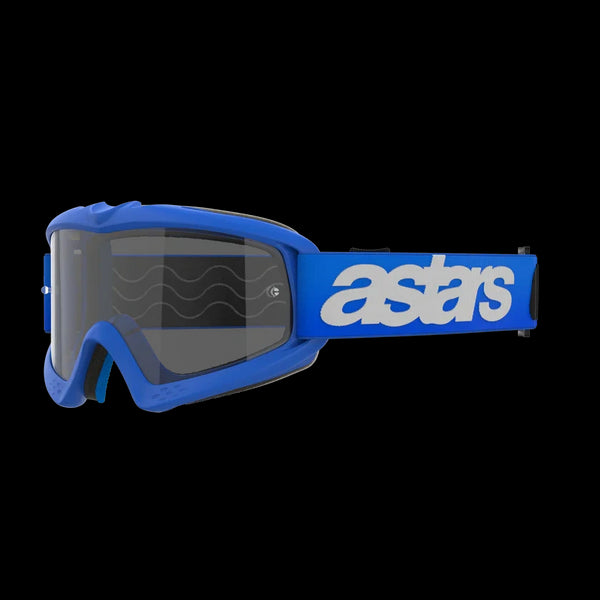 Alpinestars Youth Vision Blaze Goggles (Clear Lens) - Blue