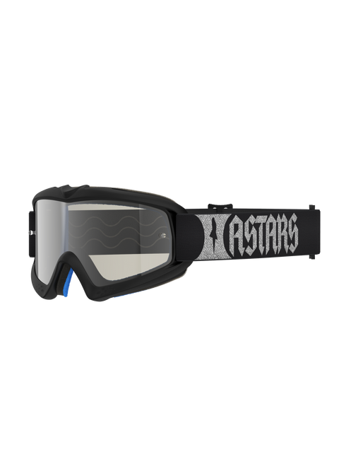 Alpinestars Youth AS Vision Atrox Goggles - Black/Silver (Mirror Silver Lens)