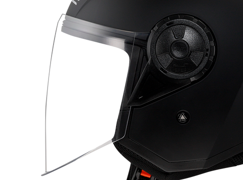 LS2 OF616 Airflow 2 Solid Helmet - Black-06 Matt — Motorcycle Helmets (image 10 of 14)