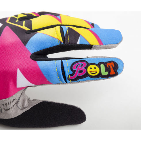 S3 Parts Billy Bolt Collection Spider Gloves - Pink/Blue