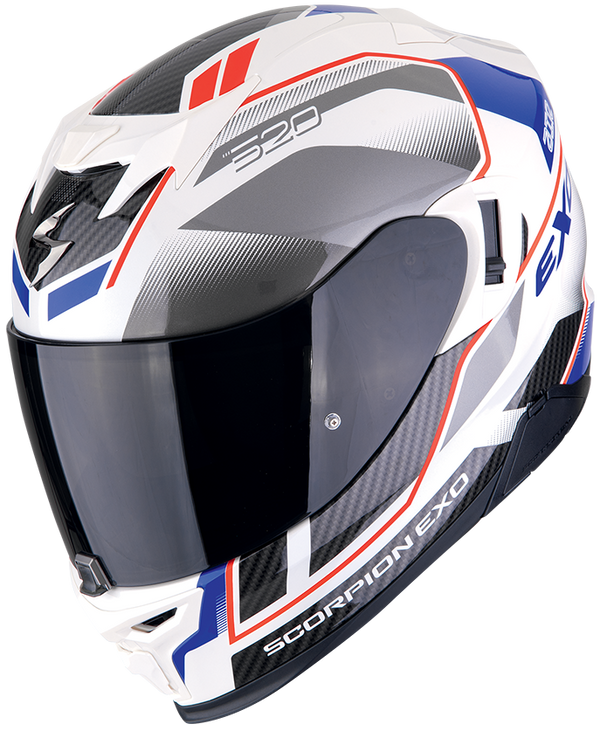Scorpion EXO-520 Evo 2 Air Lena Helmet - Pearl White/Blue