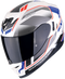 Scorpion EXO-520 Evo 2 Air Lena Helmet - Pearl White/Blue