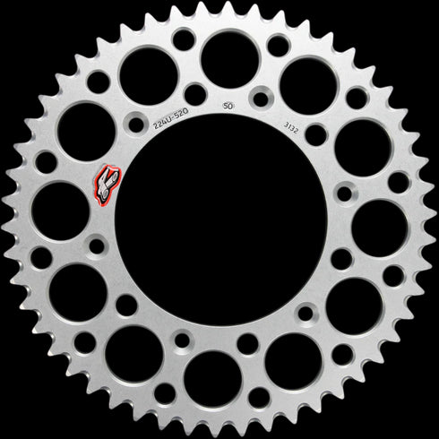 Renthal 224U-520 Ultralight Grooved 50T Rear Sprocket- KTM 125-450 520 50T