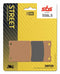 SBS FA161 Sinter Brake Pad - Rear