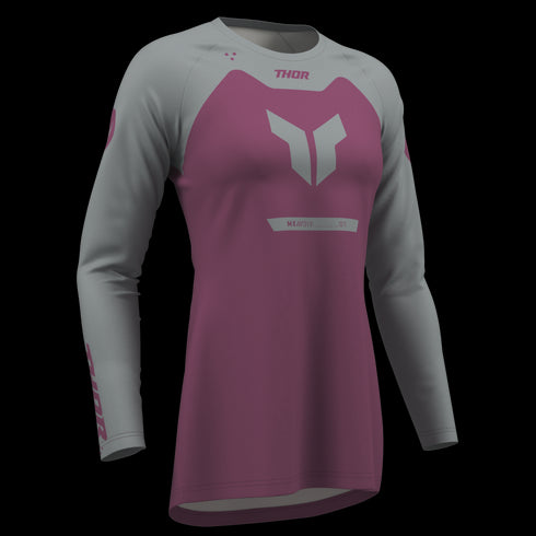 Thor 2026 Women's Ridemode Jersey - Menace Purple/Grey