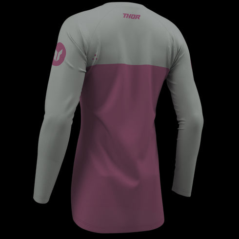 Thor 2026 Women's Ridemode Jersey - Menace Purple/Grey