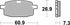 SBS HF Ceramic Front/Rear Brake Pads - FA163