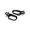 S3 Parts KTM Punk Steel Low/Back Footrest Kit - Black