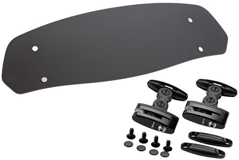 Puig Multi-Adjustable Visor Clip-On - Light Smoke (325x102mm)