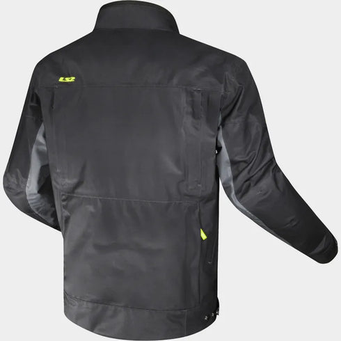 LS2 Mens Titanium Jacket - Black/Hi-Viz Yellow