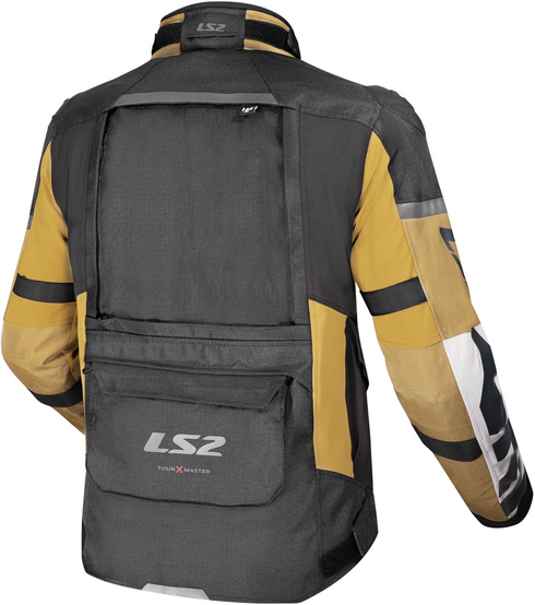 LS2 Mens X-Master Jacket - Sand/Black/Grey — Motorcycle Gear (image 2 of 2)