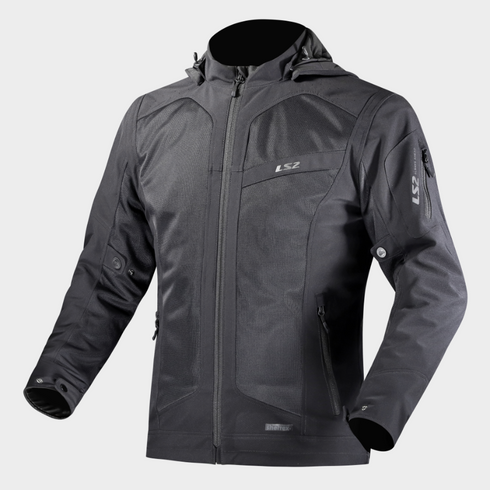 LS2 Ladies Bolton Air Jacket - Black — Motorcycle Gear (image 1 of 12)