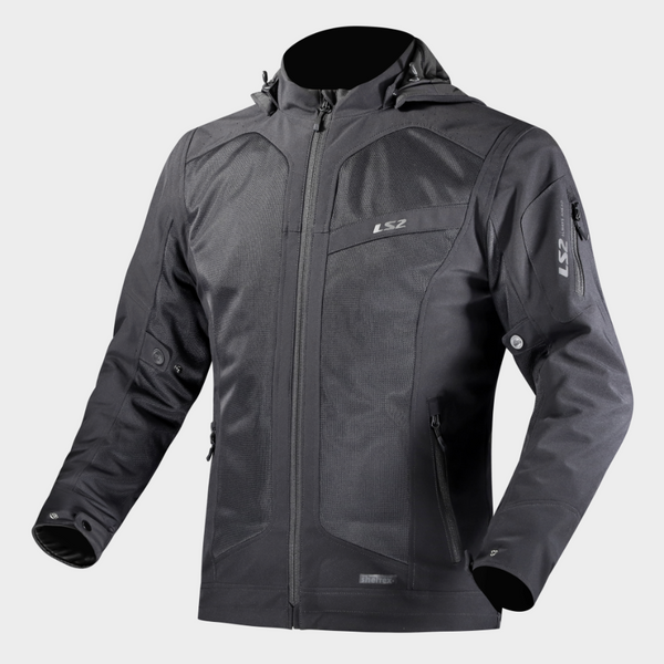 LS2 Ladies Bolton Air Jacket - Black — Motorcycle Gear (image 1 of 12)