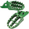 Zeta Alu Foot Pegs Kawasaki KX250F/450F Green