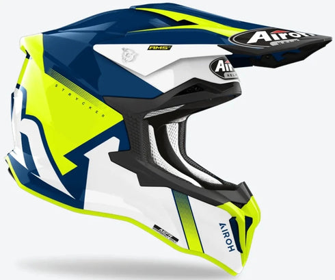 Airoh 2023 Strycker Blazer Helmet - Yellow Gloss
