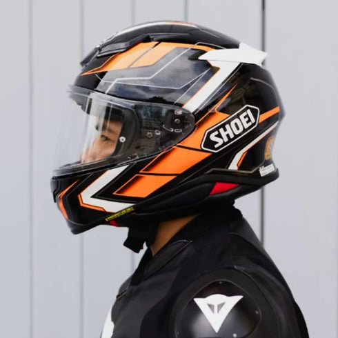 Shoei NXR2 Prologue Helmet - TC-8 (Black/Orange) — Motorcycle Helmets (image 8 of 10)