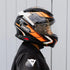 Shoei NXR2 Prologue Helmet - TC-8 (Black/Orange) — Motorcycle Helmets (image 9 of 10)