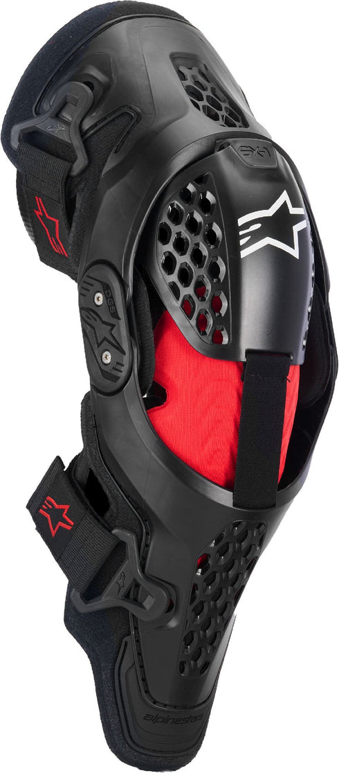 Alpinestars SX-1 Plasma Knee Protector - Black/Red/Cool Grey