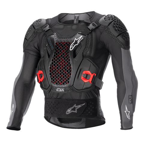 Alpinestars Bionic Plus V2 Protection Jacket - Black/Anthracite/Red — Motorcycle Gear (image 1 of 3)