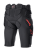 Alpinestars Bionic Pro Protection Shorts - Black/Red — Motorcycle Gear (image 2 of 3)