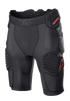 Alpinestars Bionic Pro Protection Shorts - Black/Red — Motorcycle Gear (image 1 of 3)