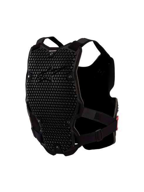 Alpinestars Bionic Action V2 Chest Protector - Black/White — Motorcycle Gear (image 2 of 2)